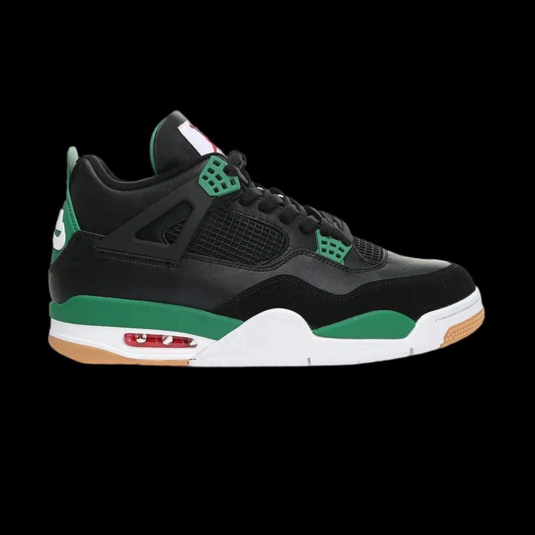 SB x AJ 4 Black Green Shoes