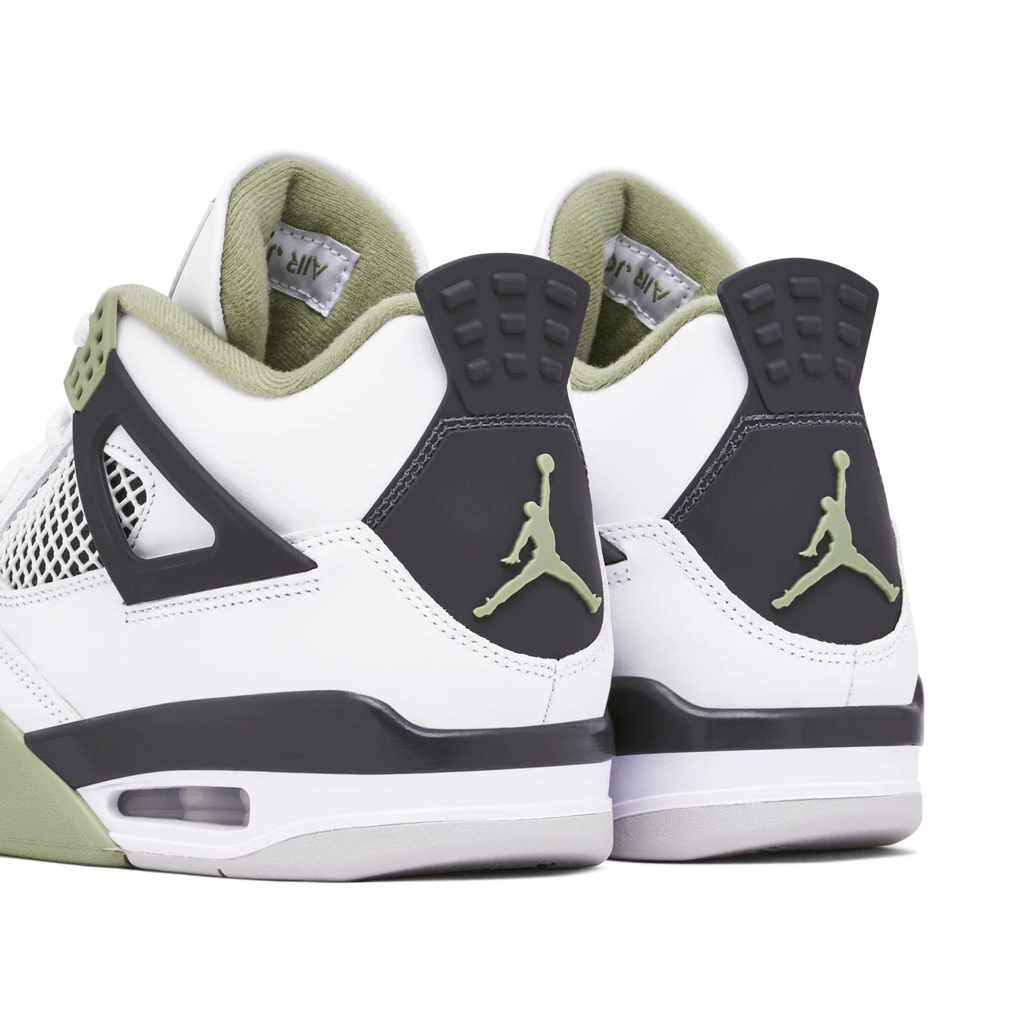 Air Jordan 4 Retro Seafoam Oil Green Men's AJ4 White