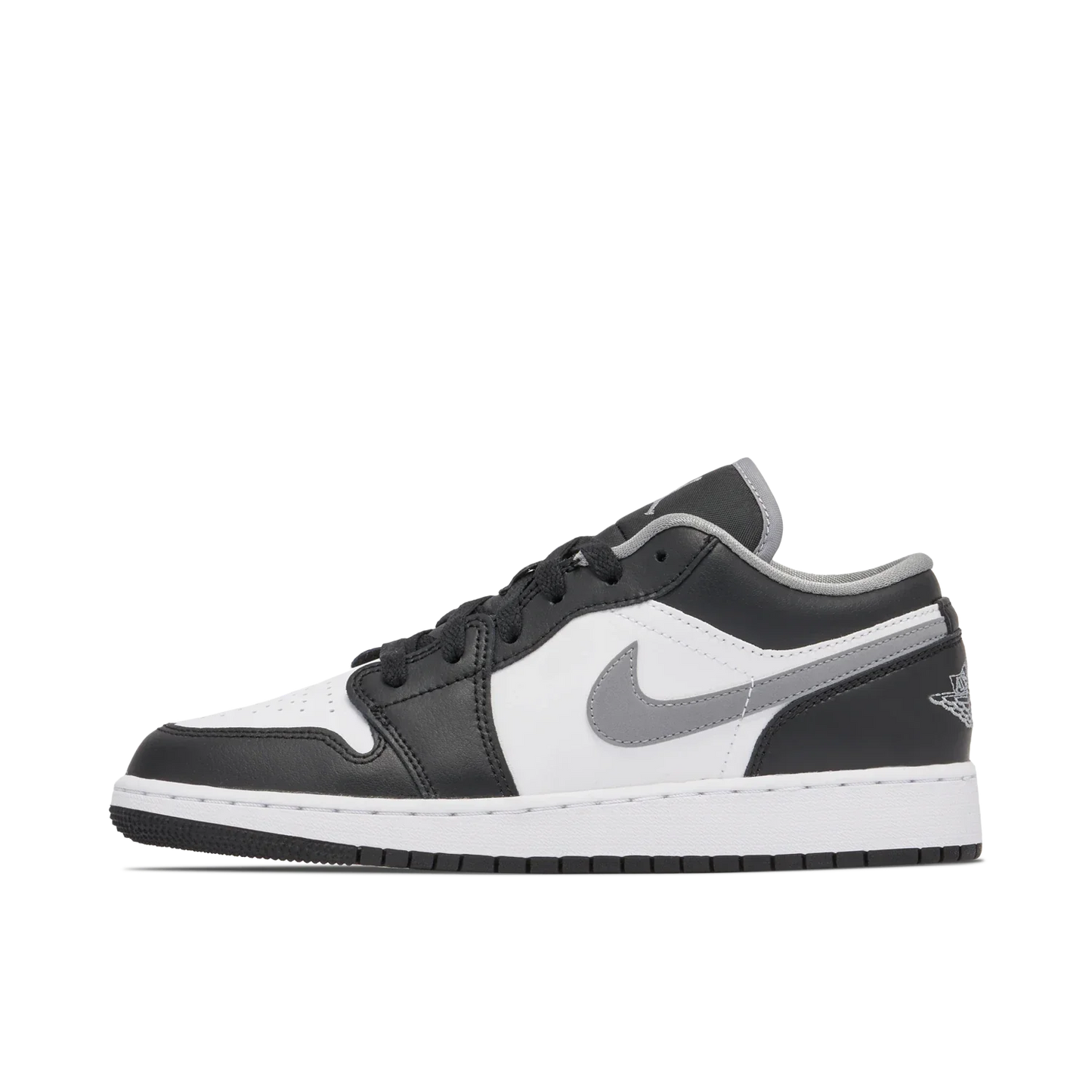 AJ 1 Low Black White Grey GS