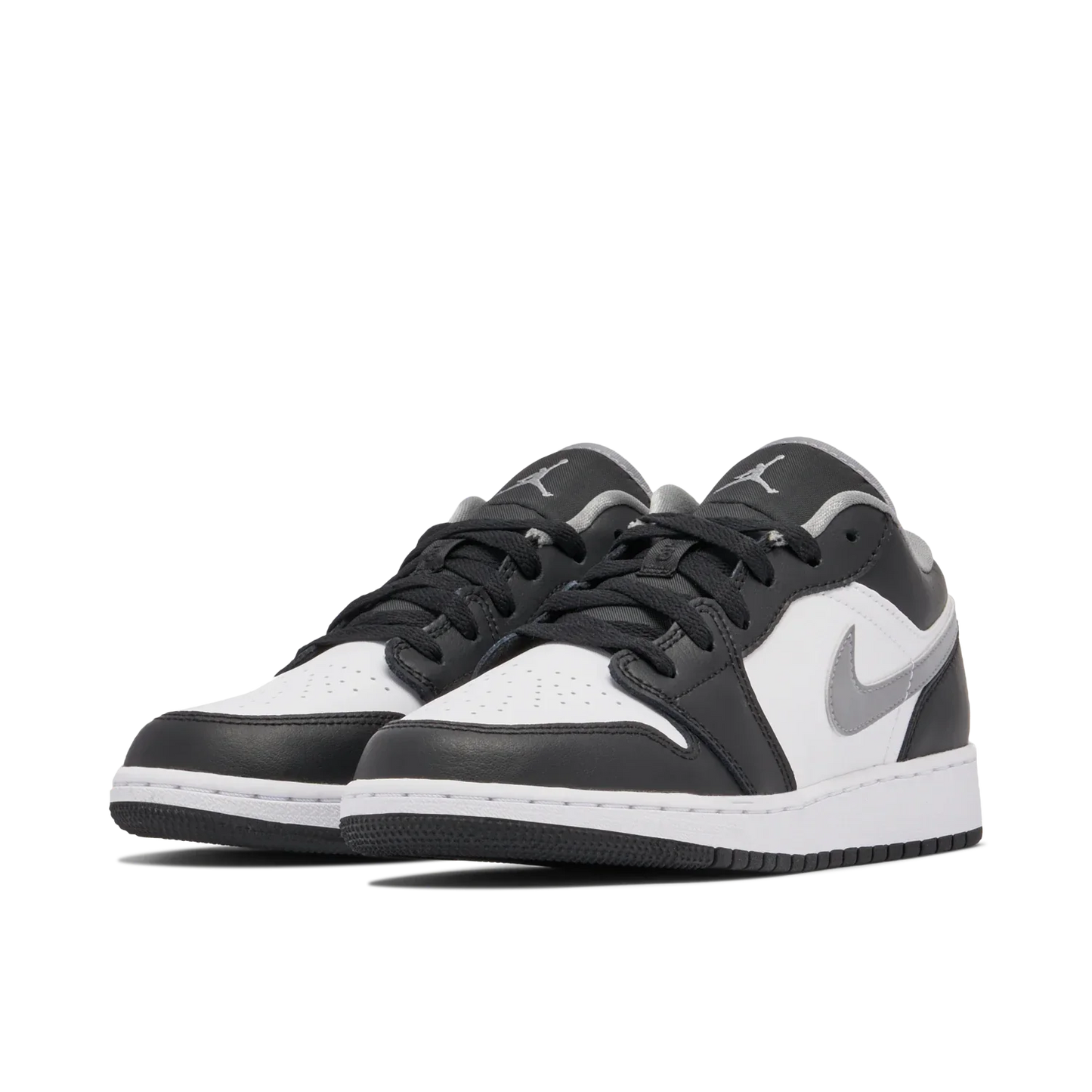 AJ 1 Low Black White Grey GS