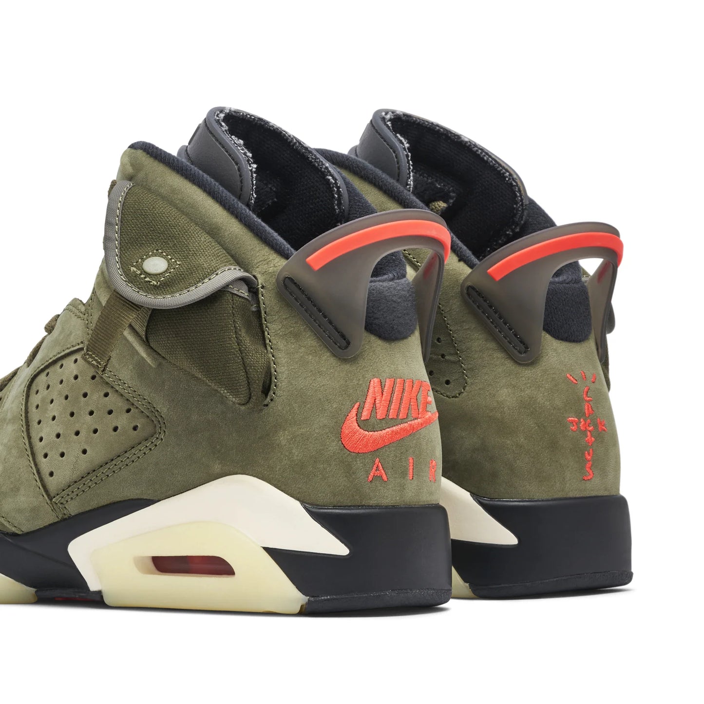 TS x AJ 6 Retro GS 'Olive'