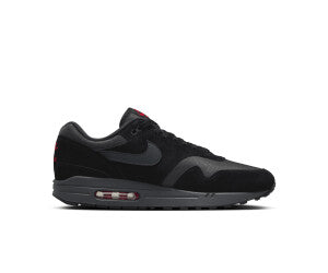 Air Max 1 Trainers Black Anthracite University Red