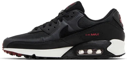 Nike Air Max 90 'Anthracite Team Red' sneakers - Black